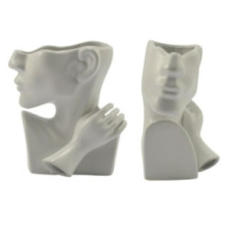 Doniczka ceramiczna Twarz 21x18cm PL-340 2