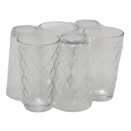 Szklanki 310ml 6szt do napojów mix wzorów