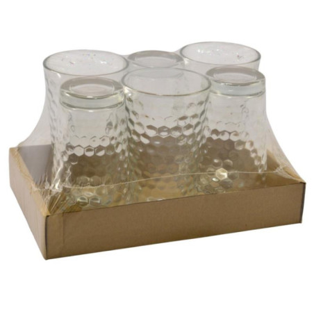 Szklanki 310ml 6szt do napojów mix wzorów