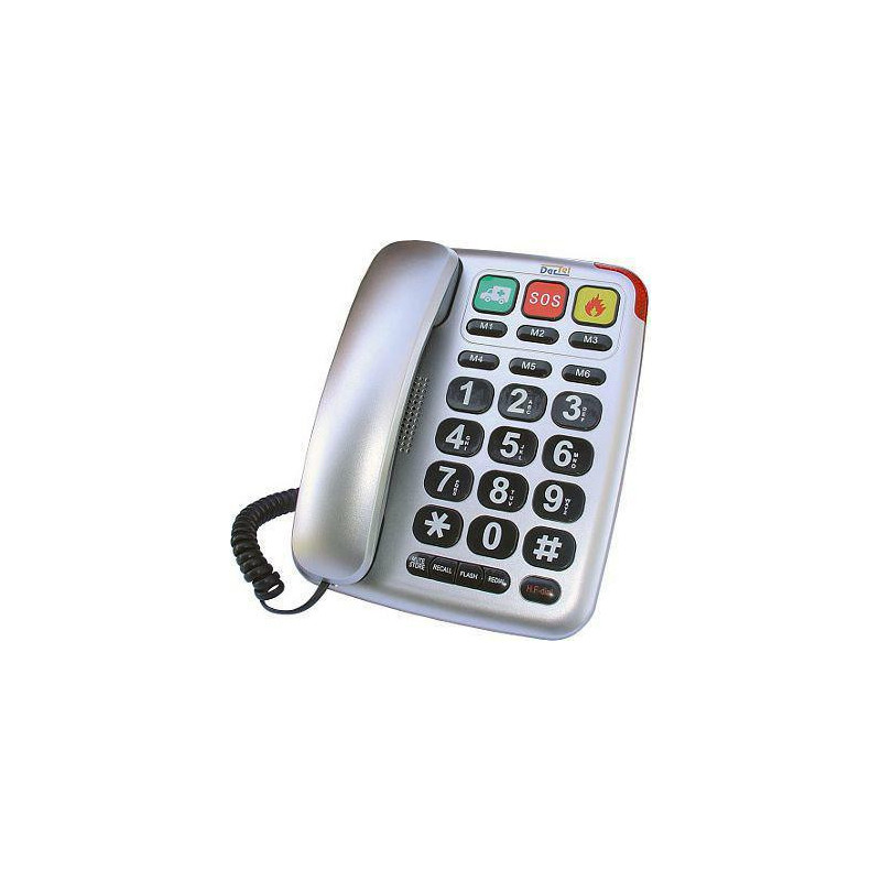 Telefon stacjonarny Dartel LJ-300 Srebrny