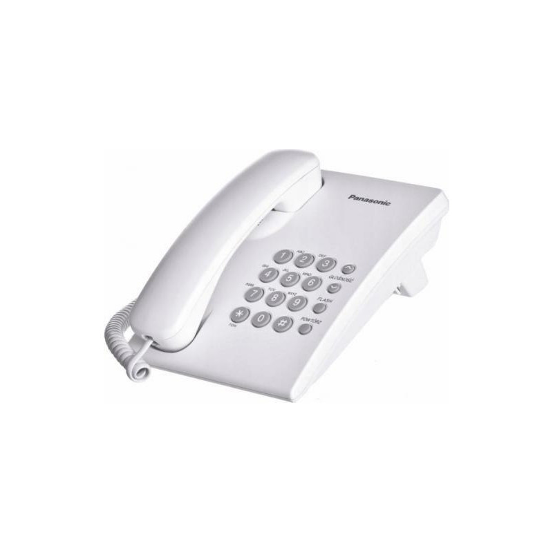 Telefon stacjonarny Panasonic KX-TS500PDW Biały