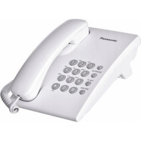 Telefon stacjonarny Panasonic KX-TS500PDW Biały