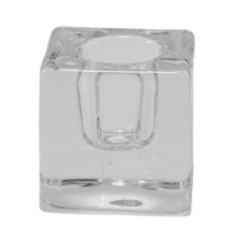 Świecznik szklany 4x4x4cm C2084-4 2