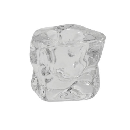 Świecznik szklany 5x5x4cm C15653-3