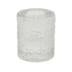 Świecznik szklany 5x5x6cm C17512-2 2