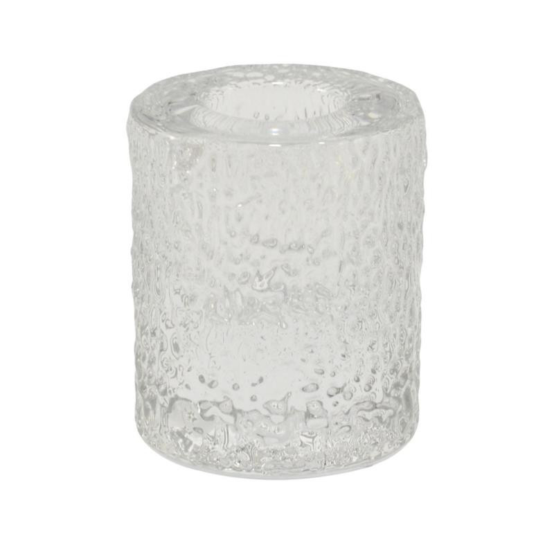 Świecznik szklany 5x5x6cm C17512-2