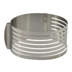 Opaska do ciasta okrągła regulowana 16-20cm MR1813 2