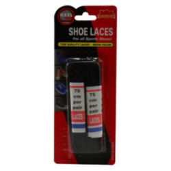 Sznurówki 2 sztuki czarne 75cm MRY1641 2