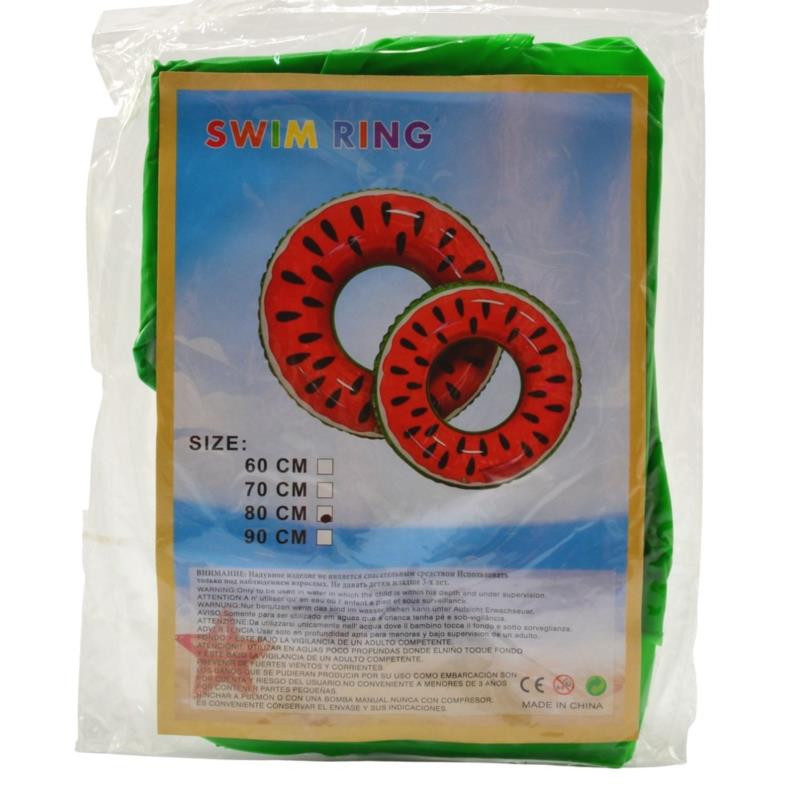 Koło dmuchane 80cm arbuz