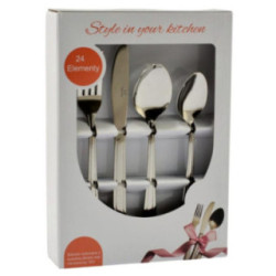 Sztućce 24 elementy Aurora 2