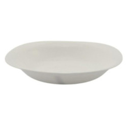 Talerz Elit głęboki 23cm biały szkło hartowane 2