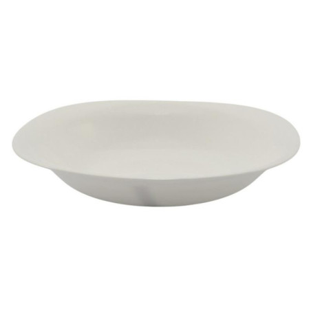 Talerz Elit głęboki 23cm biały szkło hartowane