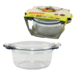 Szkło żaroodporne Simax 1,8L z pokrywą 6666 2