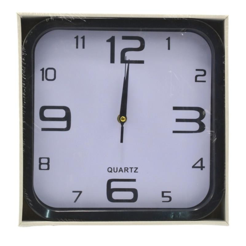 Zegar plastikowy 28cm kwadratowy MRY1830