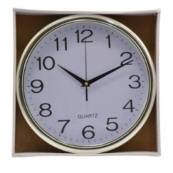 Zegar plastikowy 29cm srebrny MRY1828 2