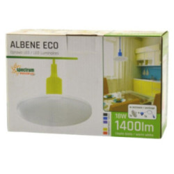 Lampa wisząca Albene 15cm LED 18W ciepła 1400lm czarna