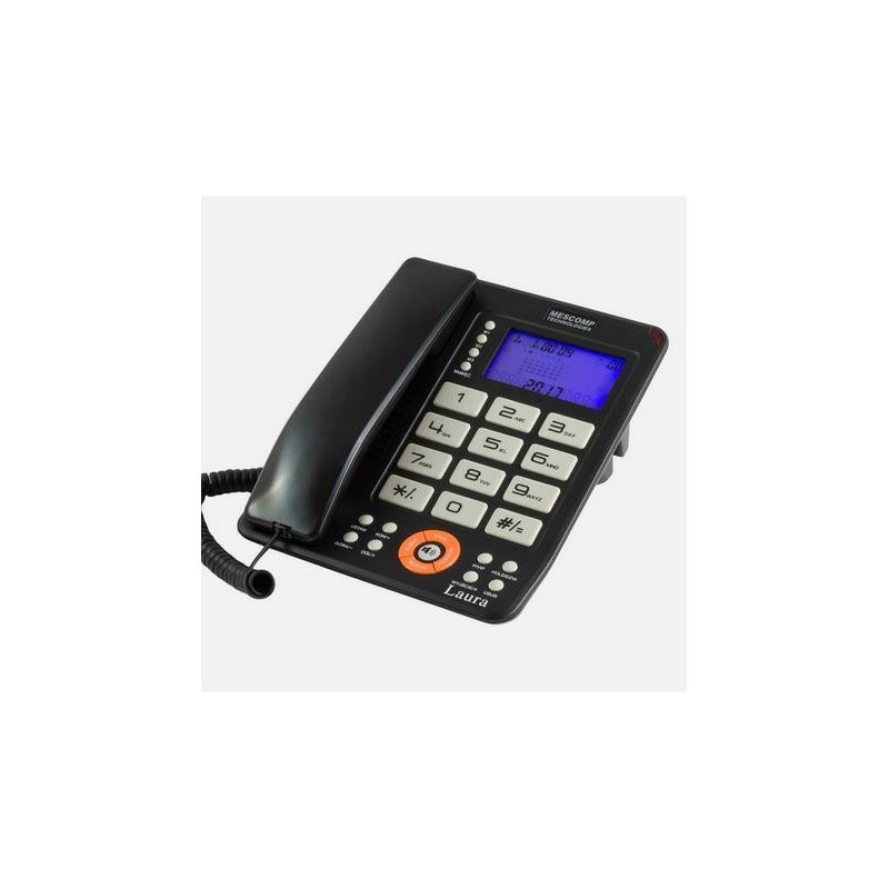 Telefon stacjonarny Laura MT-816 czarny