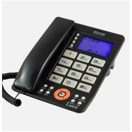 Telefon stacjonarny Laura MT-816 czarny