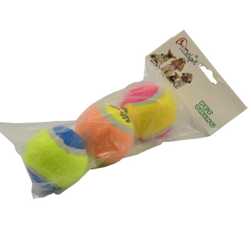 Zabawka dla psa piłki 3szt 6cm