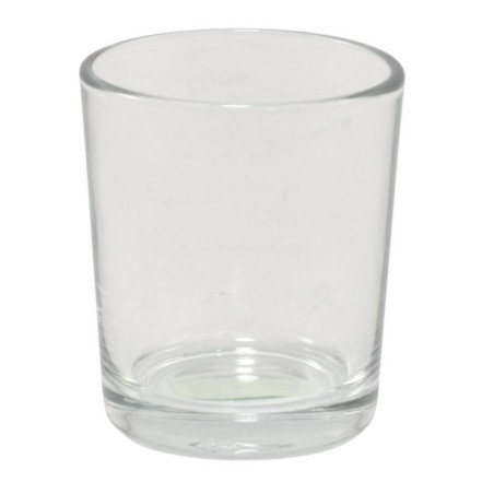 Świecznik szklany 5,5x6,5cm