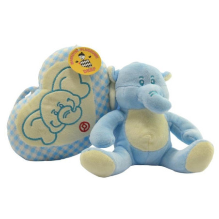 Maskotka Serce ze słonikiem pozytywka 14cm