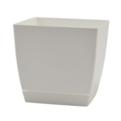 Doniczka Coubi 15cm biały DUKP155 kwadrat 2