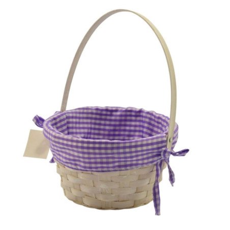 Koszyk wielkanocny wiklinowy z serwetką 10x20cm mix