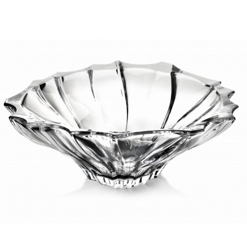 Salaterka szklana 32cm h:11,5cm Peony 5849