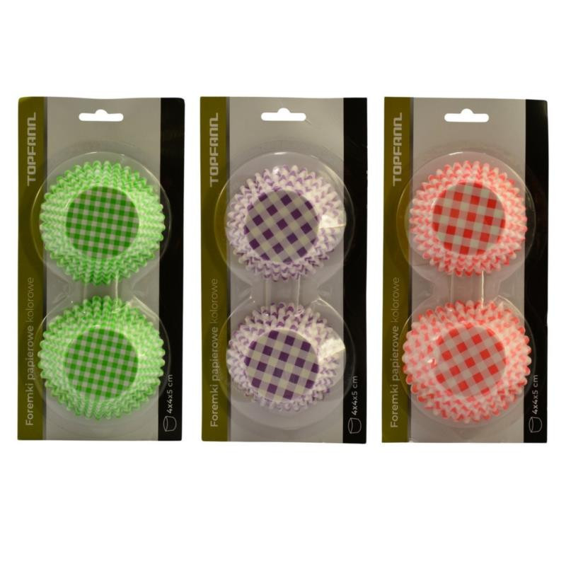 Foremki do babeczek papierowe 9cm 60szt mix