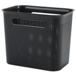 Koszyk plastikowy Brisen 7L czarny 26x21x18cm 2