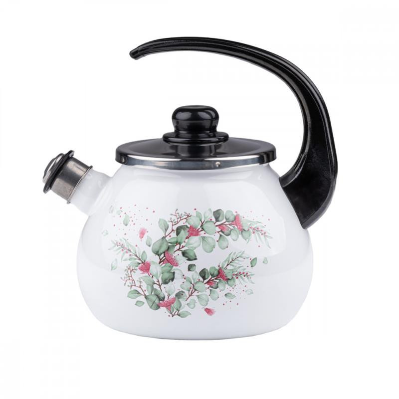 Czajnik emalia 2,5L eukaliptus