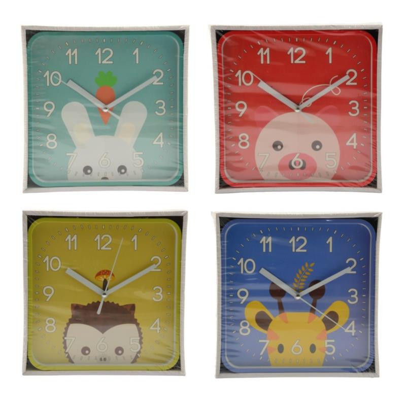 Zegar ścienny dziecięcy 20cm 4603 mix