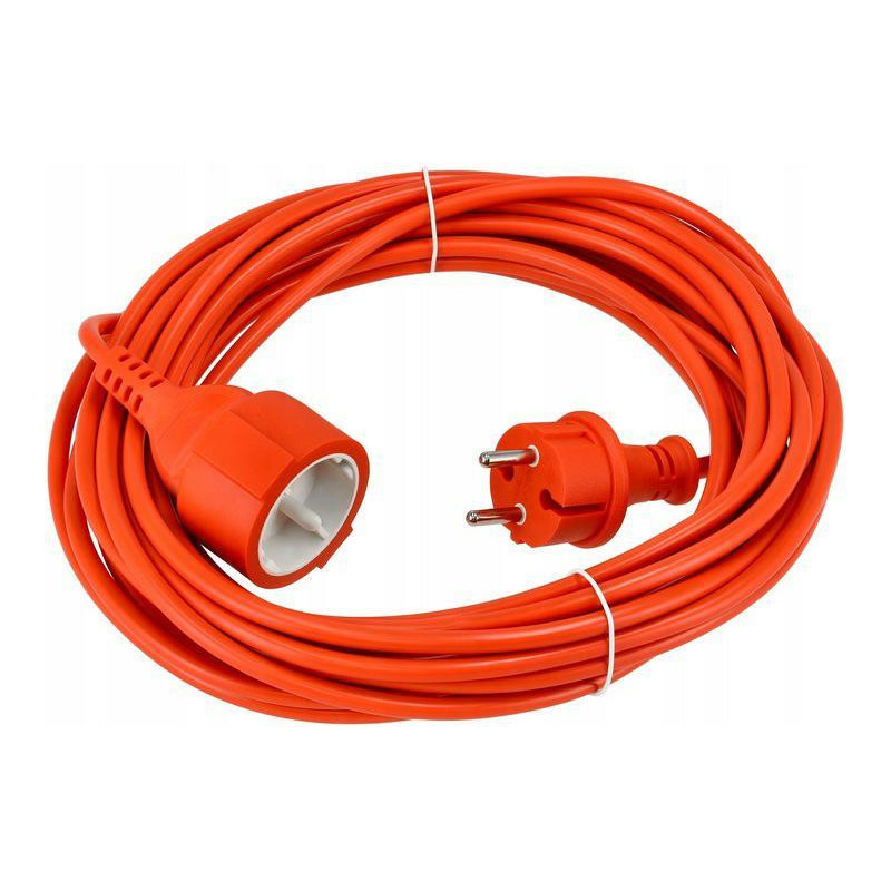 Przed. 10M 230V Pomarańczowy 2x1mm2 13A 2000W Ogrodowy