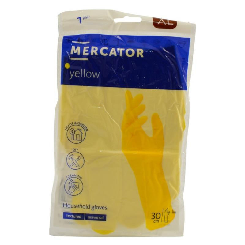 Rękawice gospodarcze lateksowe XL Mercator