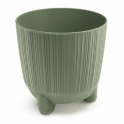 Doniczka Ryfo N 14,5cm zielony na nóżkach DRF150N 2