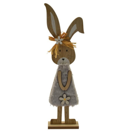 Figurka Zając drewniana 12x40cm