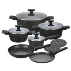 Garnki 12 elementów granit Klausberg KB-7830