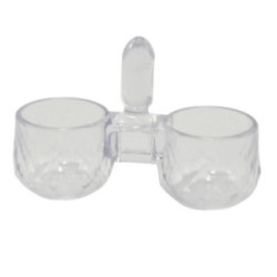 Przyprawnik plastikowy dwojaczek kryształ 2