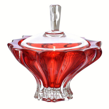 Bomboniera kryształ Bohemia Plantica Red 15cm