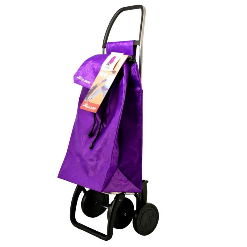 Wózek na zakupy Rolser bordowy SAQ047