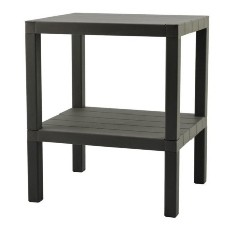 Regał 2 pozycyjny 32,5x38,2x46cm szary plastikowy