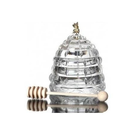 Pojemnik kryształ na miód Bohemia