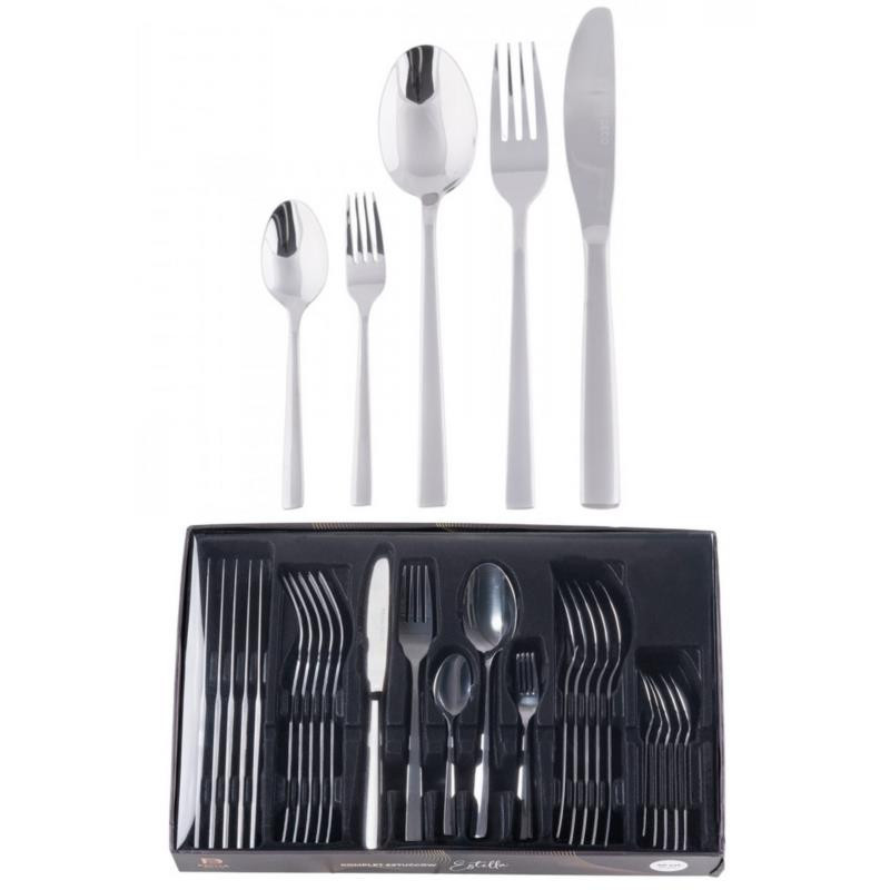 Sztućce 30 elementów Estella połysk GS-100041S2