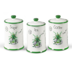 Pojemniki 3 sztuki Maestro ceramiczne MR R20065-03C