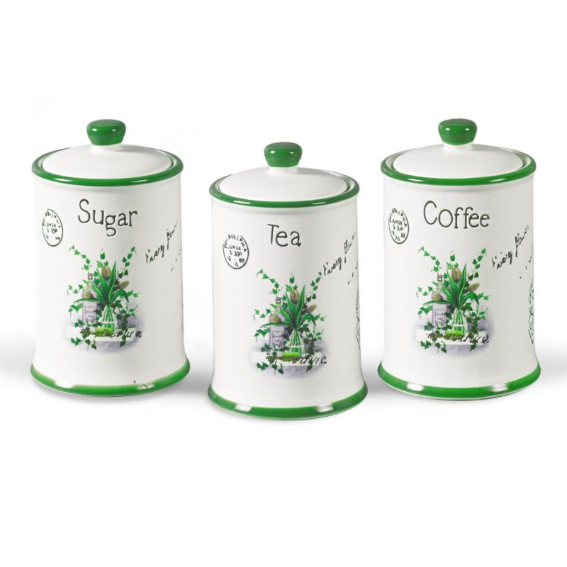 Pojemniki 3 sztuki Maestro ceramiczne MR R20065-03C