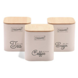 Pojemniki 3 sztuki Maestro Ivory MR-1775