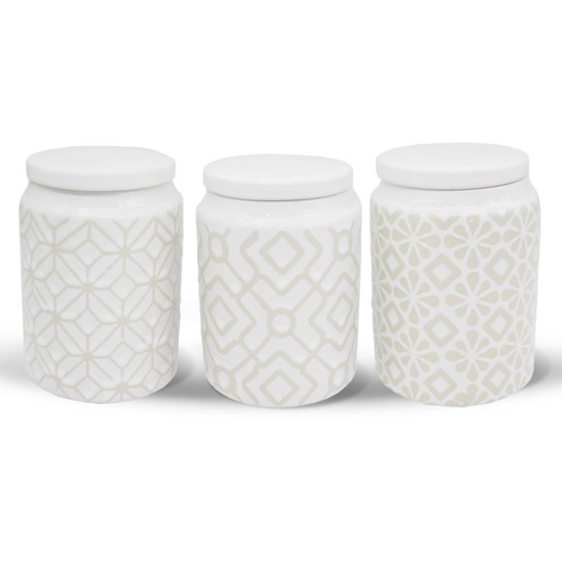 Pojemniki 3 sztuki Maestro Pattern MR-20033-03CS