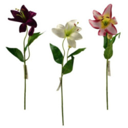 Kwiat sztuczny Lilia 65cm mix 2
