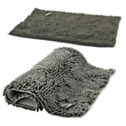 Dywanik łazienkowy 50x80cm szary Chenill DO-0787