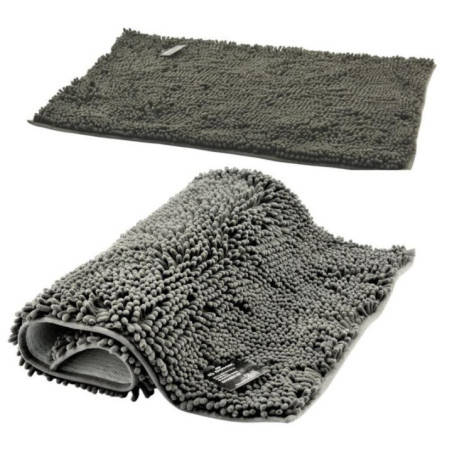 Dywanik łazienkowy 50x80cm szary Chenill DO-0787